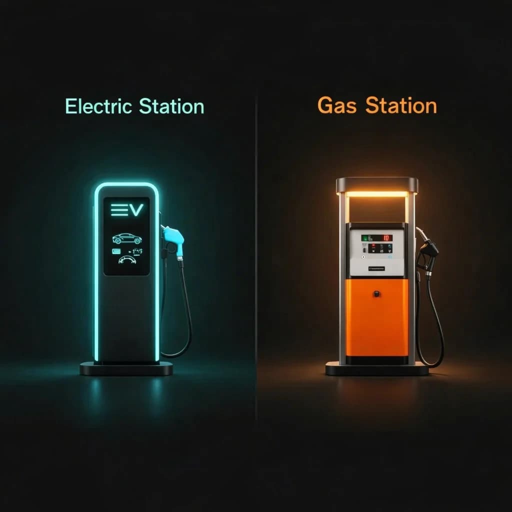 Porovnanie EV a benzínu